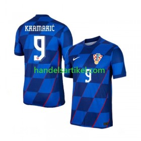 Kroatien Andrej Kramaric 9 Auswärts Trikotsatz EURO 2024 Kurzarm